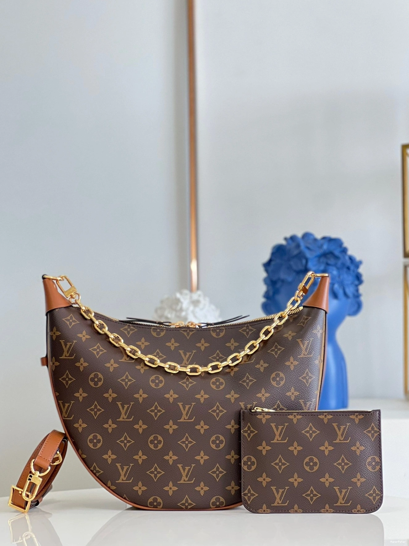 LOOP VUITTON LOUIS HOBO 0805